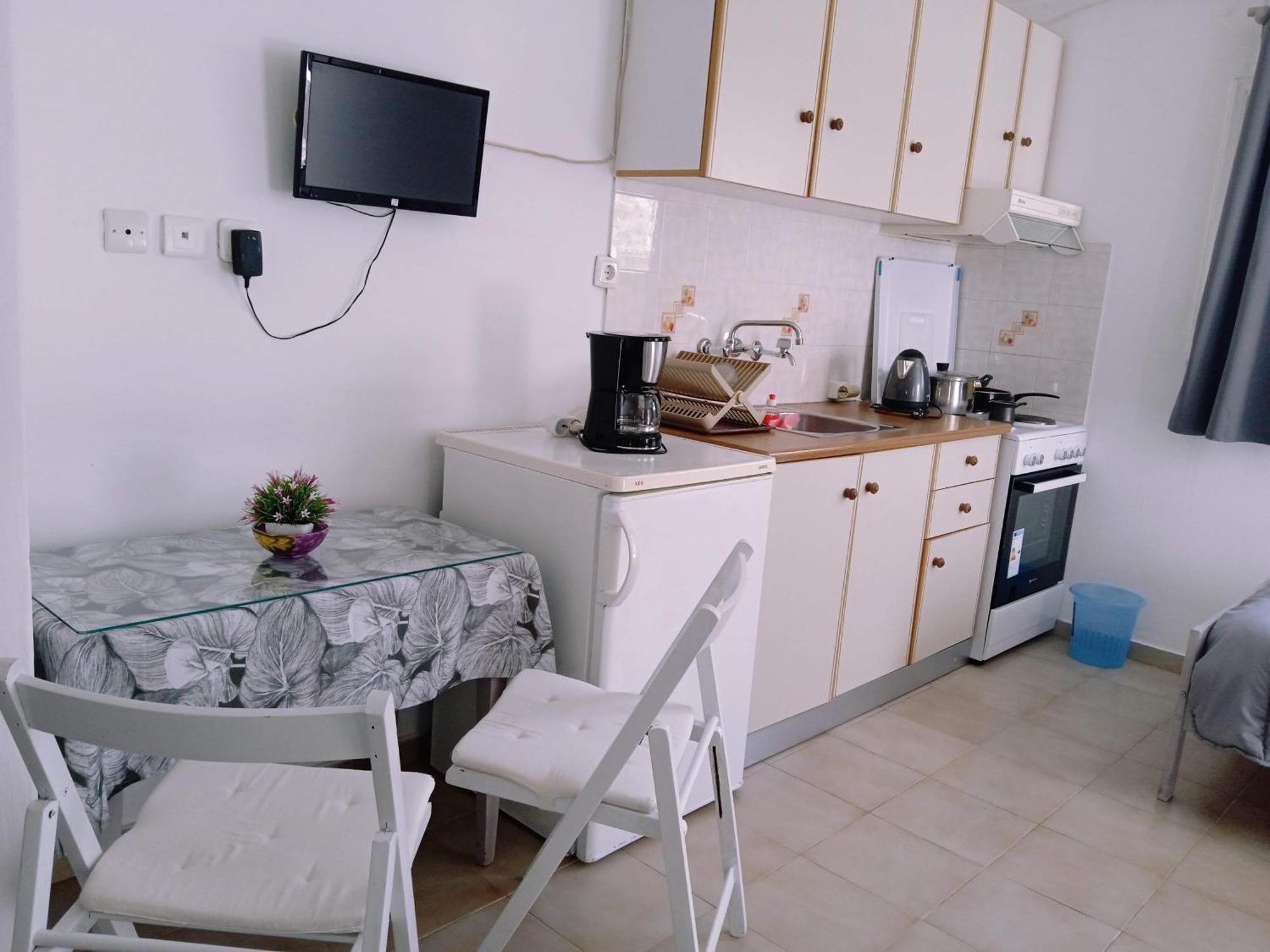 Andros Lighthouse Apartments Mesaria  外观 照片